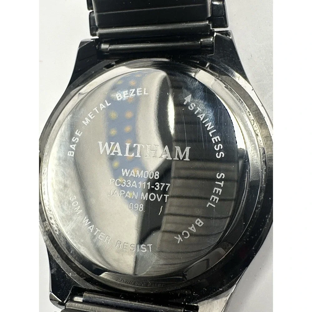 Embassy Waltham WAM008‎ Mens Watch New Battery 37MM 7